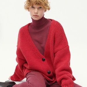 Babaa cardigan no57 ruby- one size